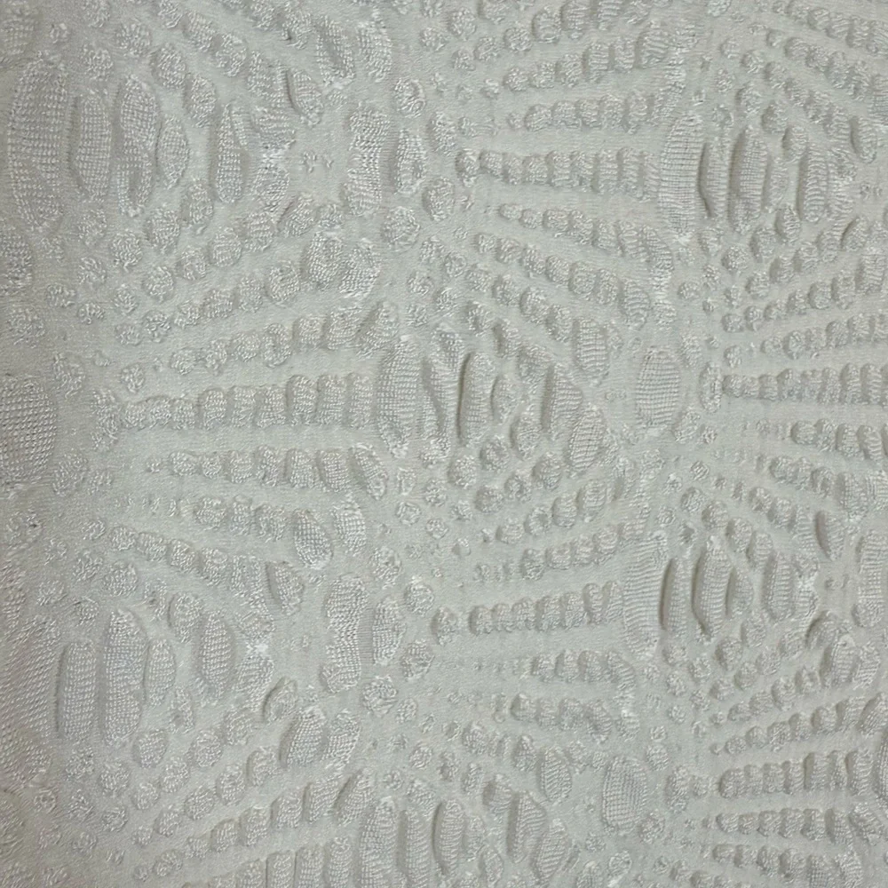 🔥Zara White Patterned Long Sleeve Crop Top Sz M EUC🔥